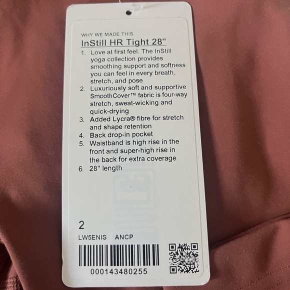 Lululemon InStill High Rise Tights - 28” - Picture 3 of 5